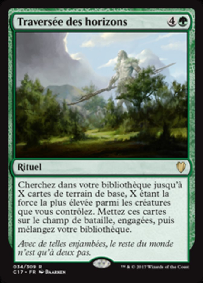 Traversée des horizons