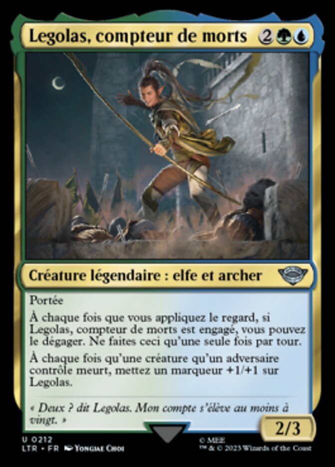 Legolas, compteur de morts