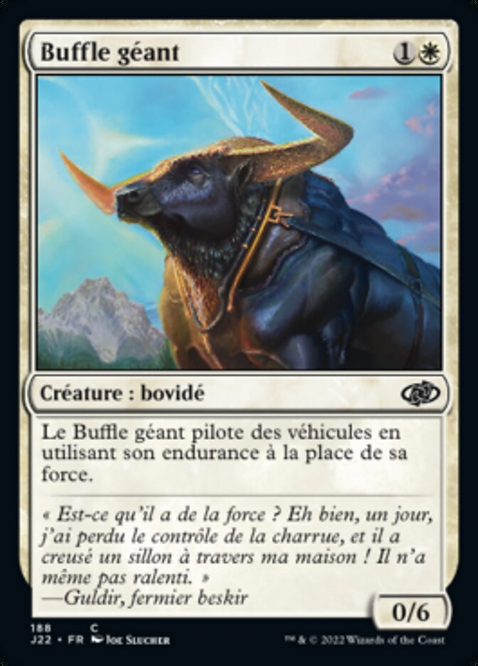 Buffle géant