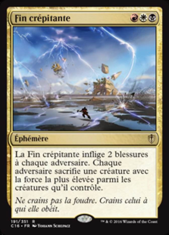 Fin crépitante