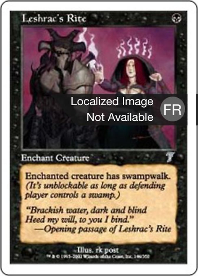 Rite selon Leshrac