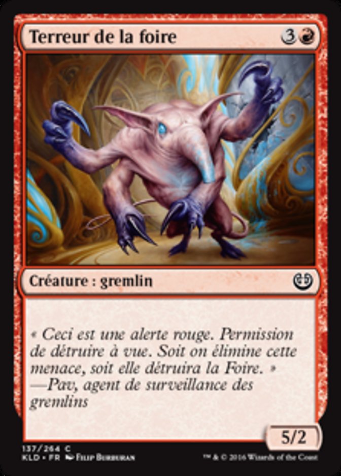 Terreur de la foire