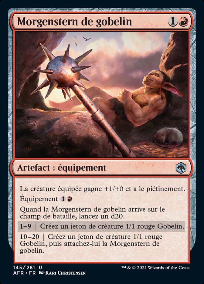 Morgenstern de gobelin