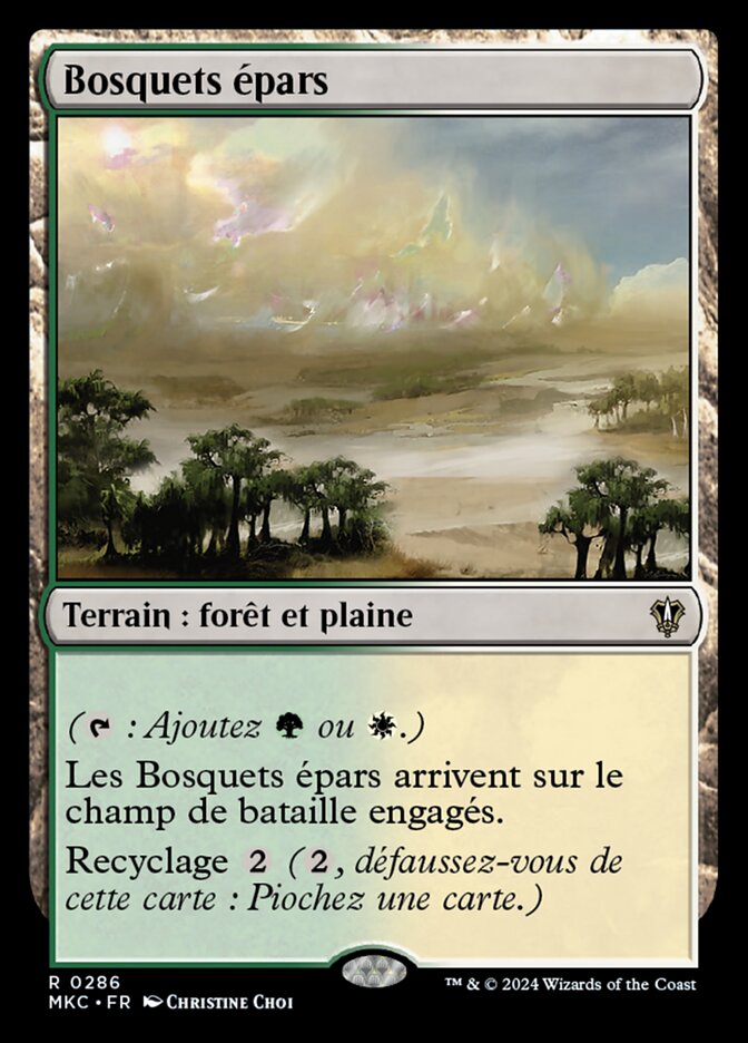 Bosquets épars