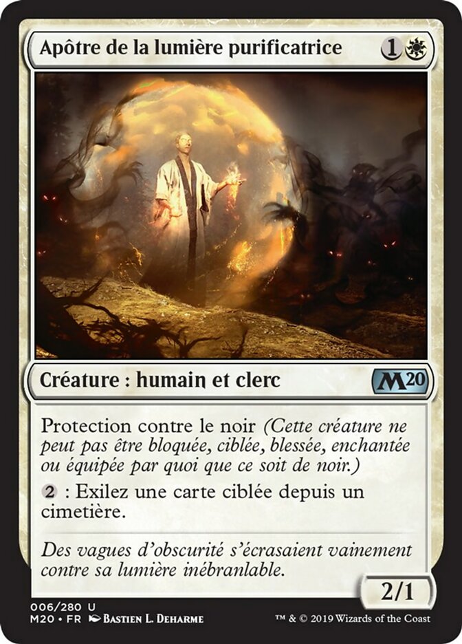Apôtre de la lumière purificatrice