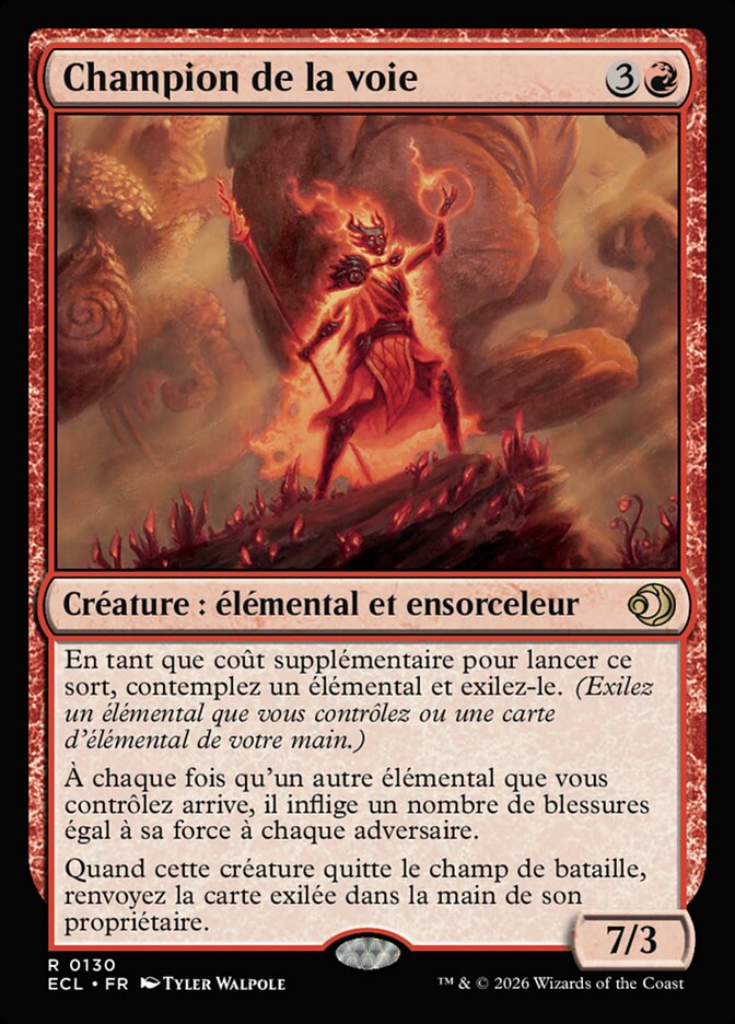 Champion de la voie