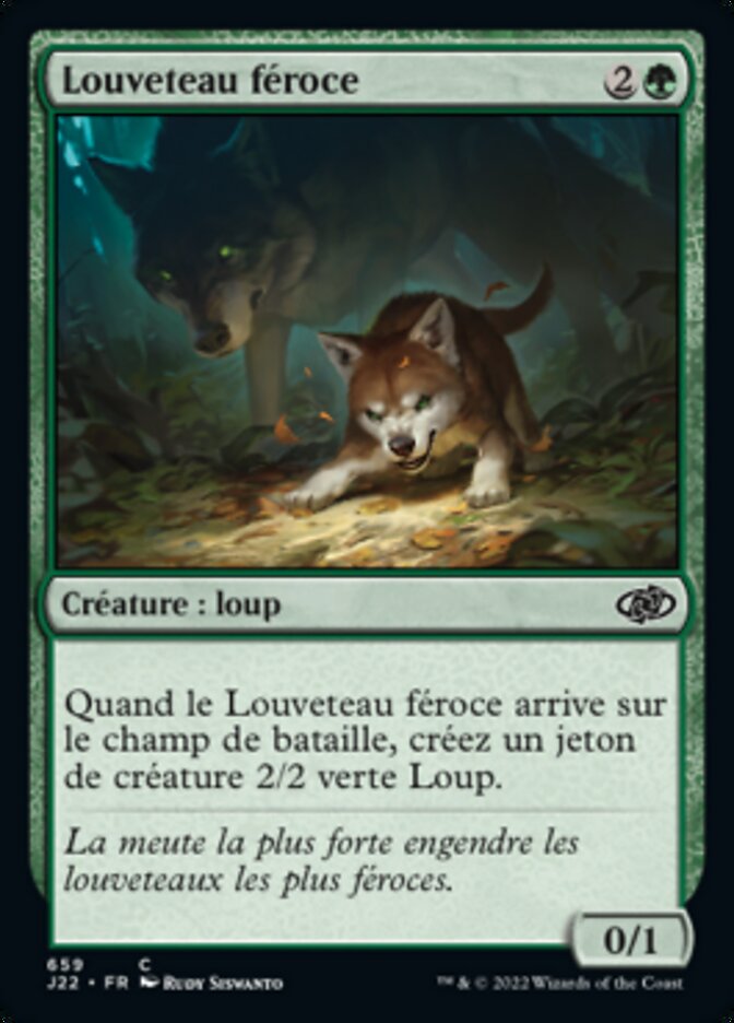 Louveteau féroce