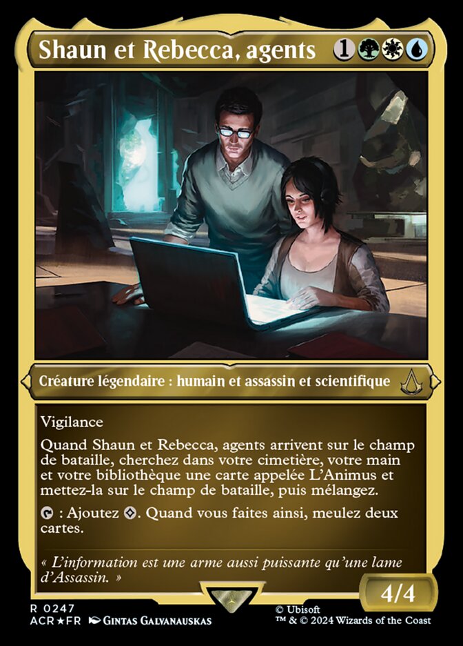 Shaun et Rebecca, agents
