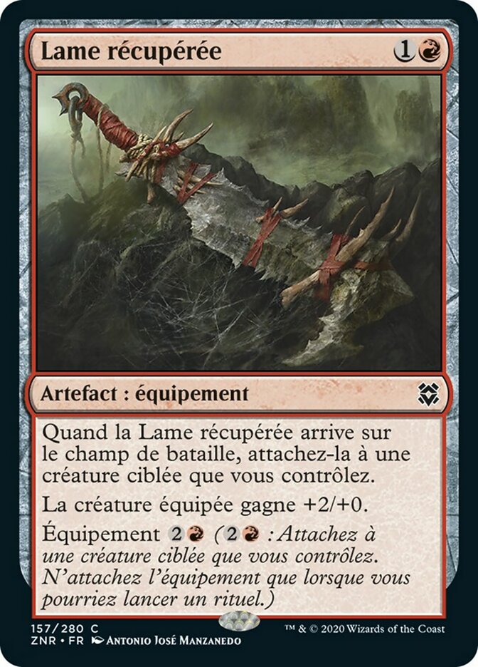 Lame récupérée