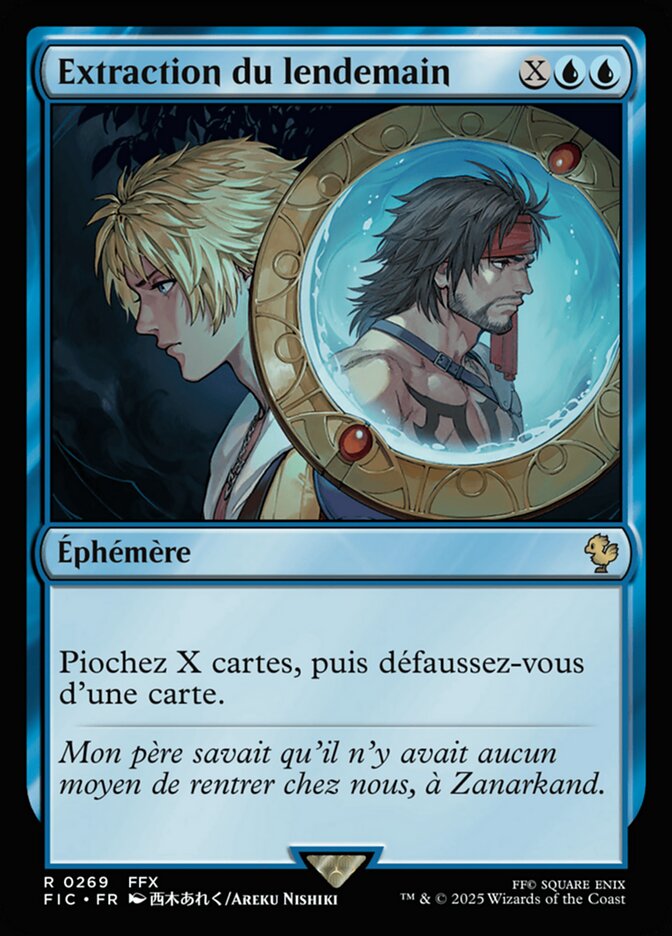 Extraction du lendemain
