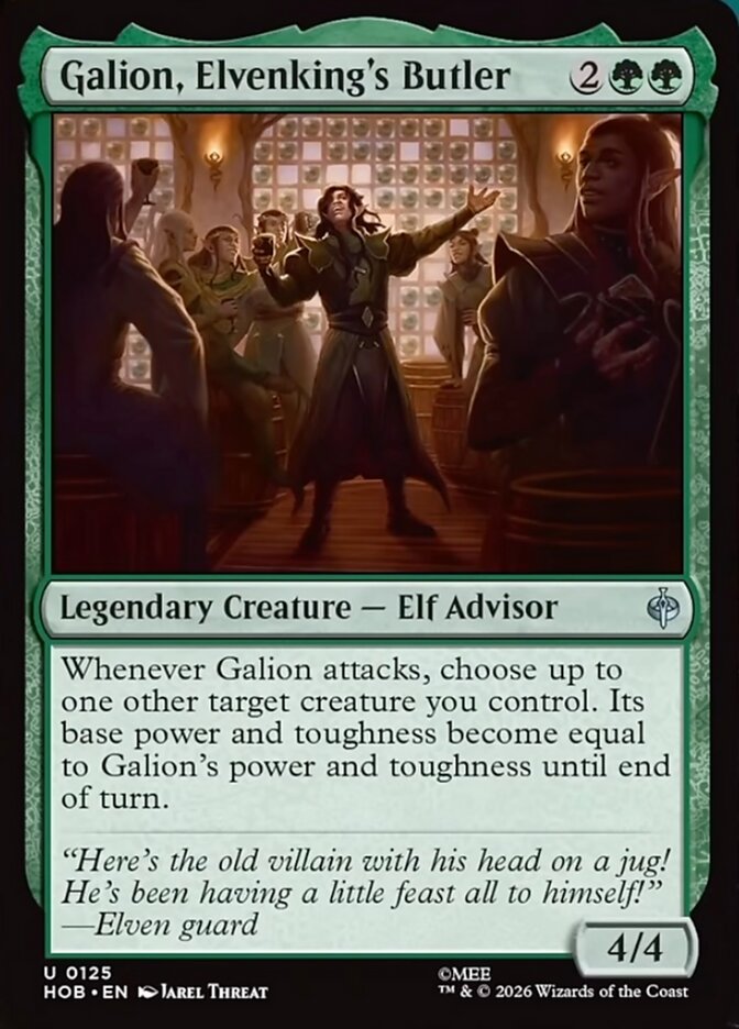 Galion, Elvenking's Butler