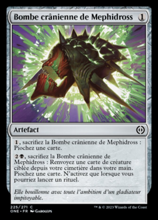 Bombe crânienne de Mephidross