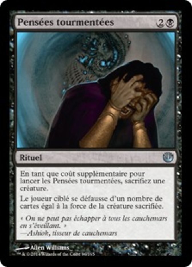 Pensées tourmentées