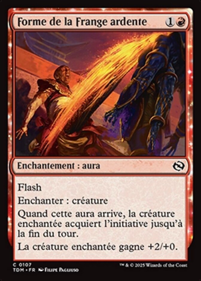 Forme de la Frange ardente