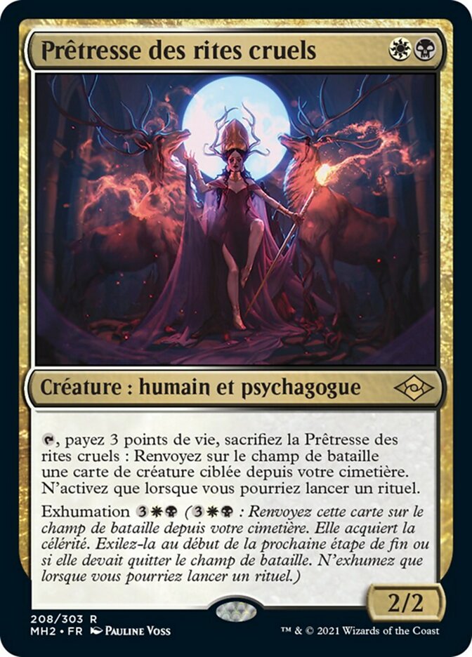Prêtresse des rites cruels