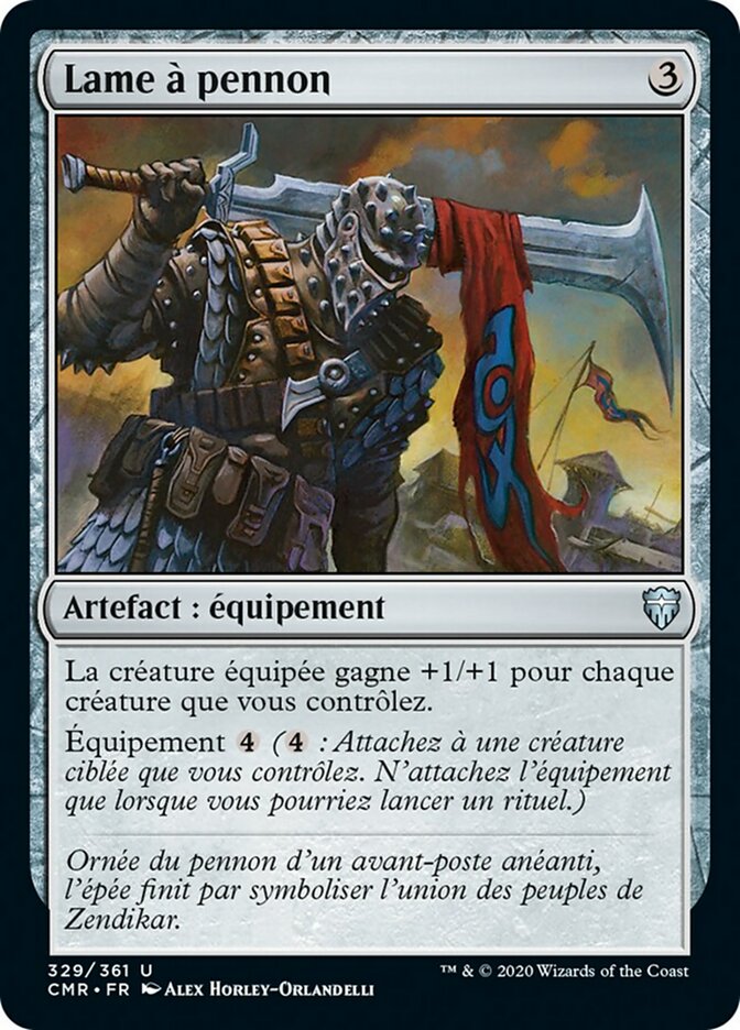 Lame à pennon