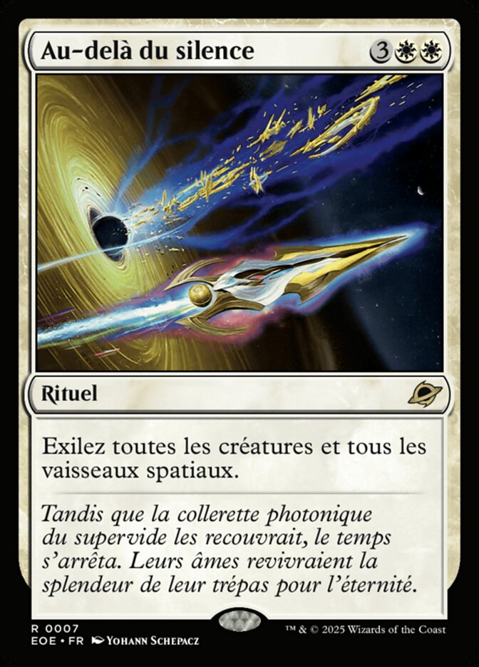 Au-delà du silence