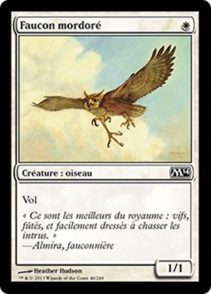 Faucon mordoré