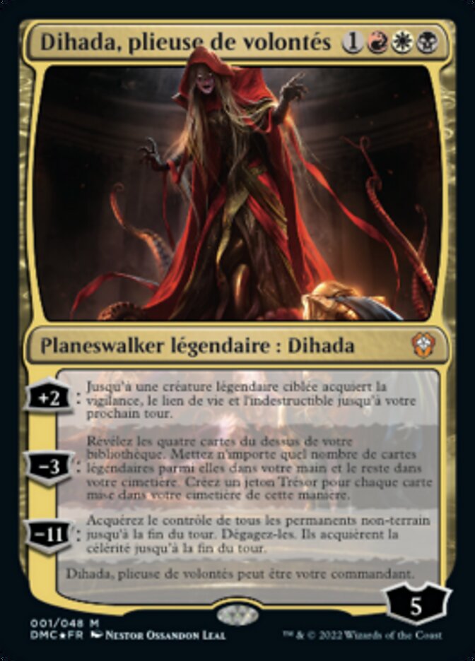 Dihada, plieuse de volontés