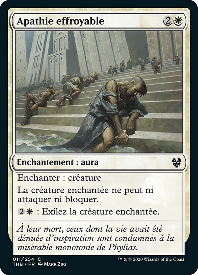 Apathie effroyable