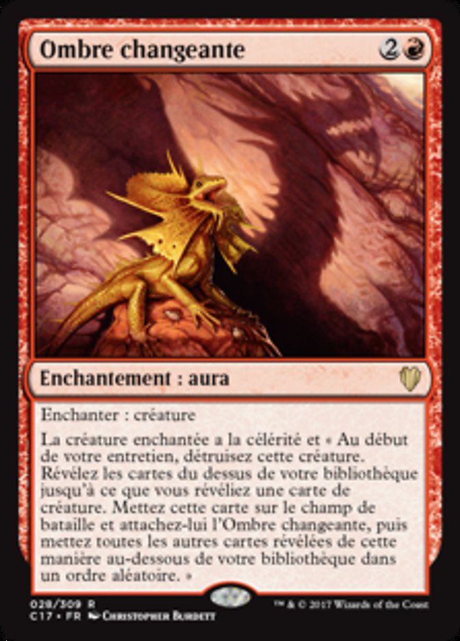 Ombre changeante