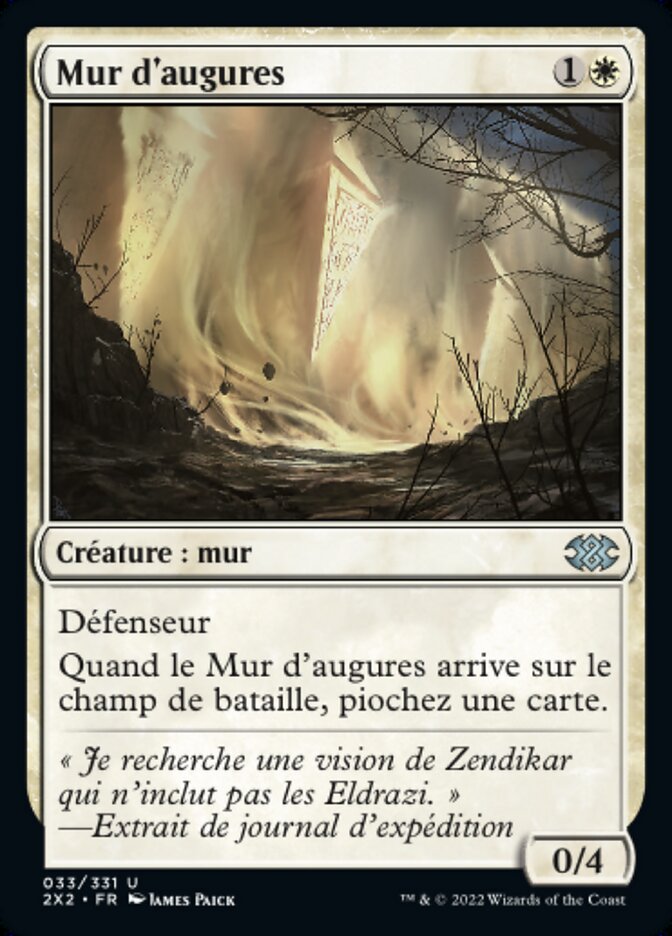 Mur d'augures