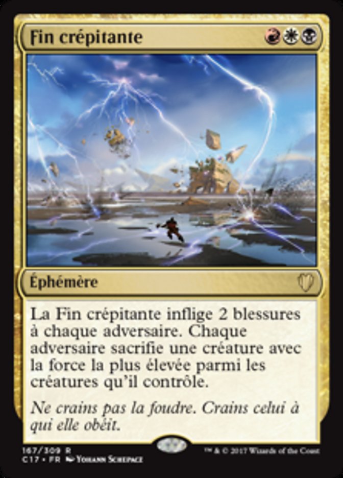 Fin crépitante
