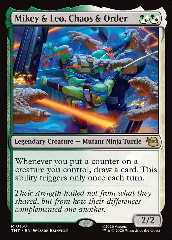 Mikey &amp; Leo, Chaos &amp; Order