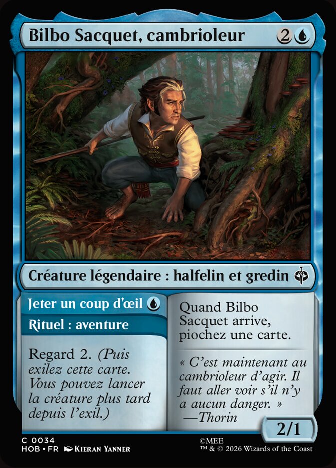 Bilbo Sacquet, cambrioleur