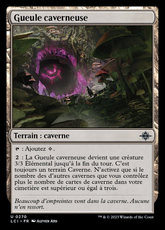 Gueule caverneuse