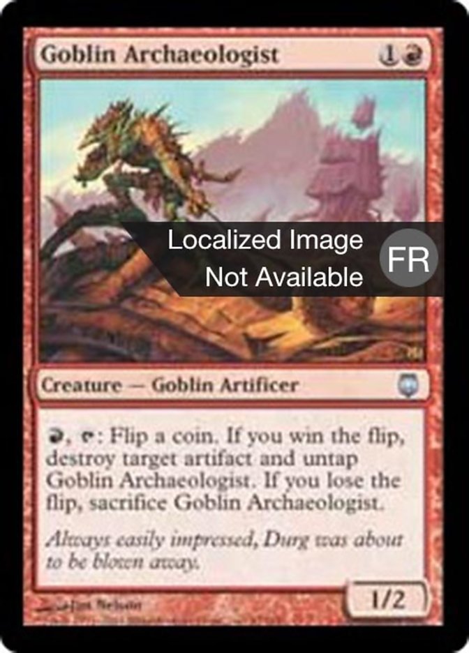 Archéologue gobelin