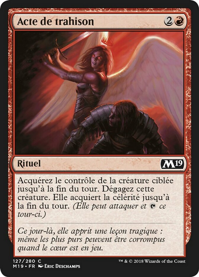 Acte de trahison