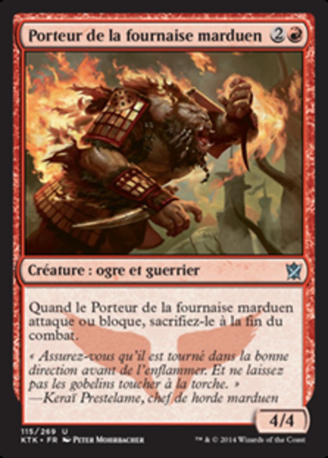 Porteur de la fournaise marduen