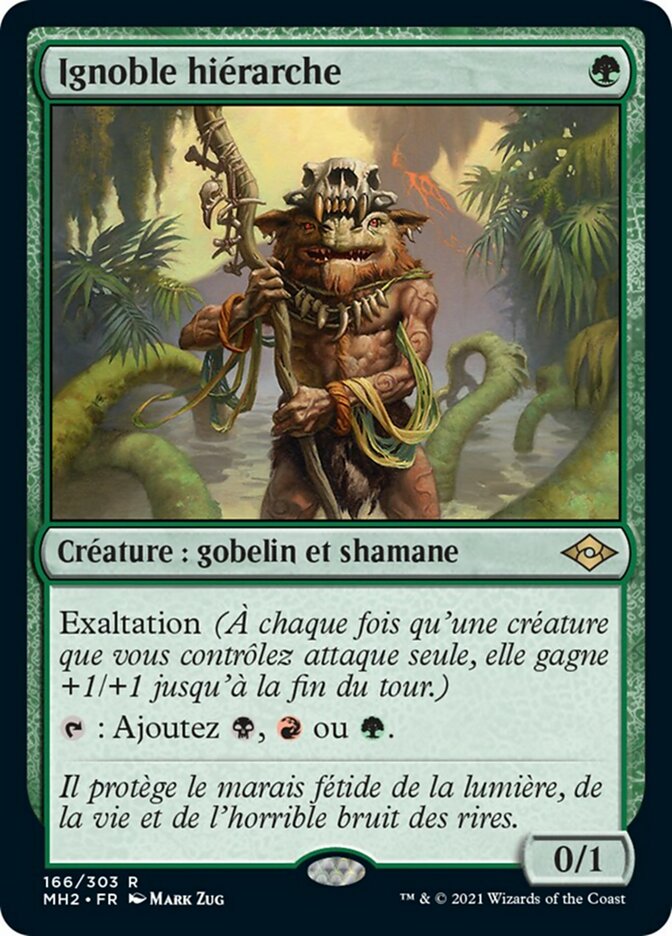 Ignoble hiérarche
