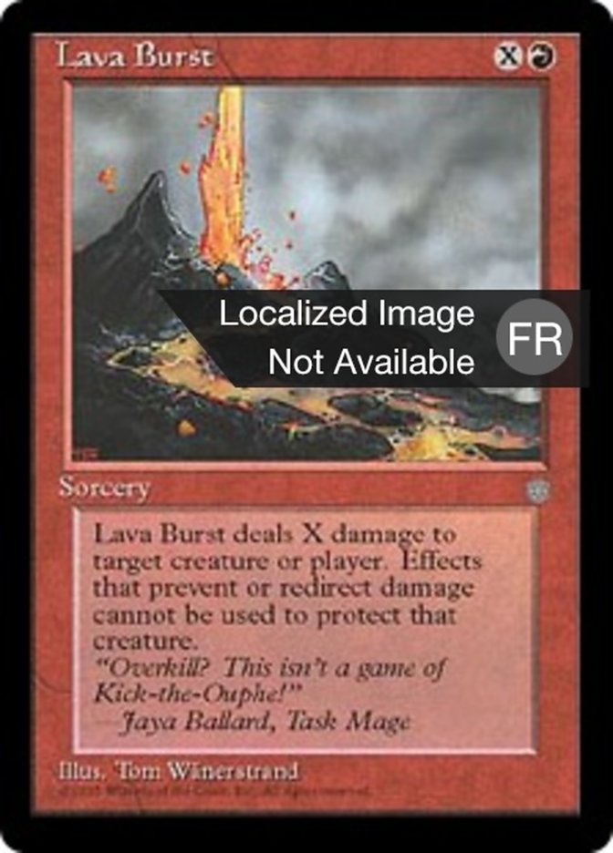 Explosion de lave