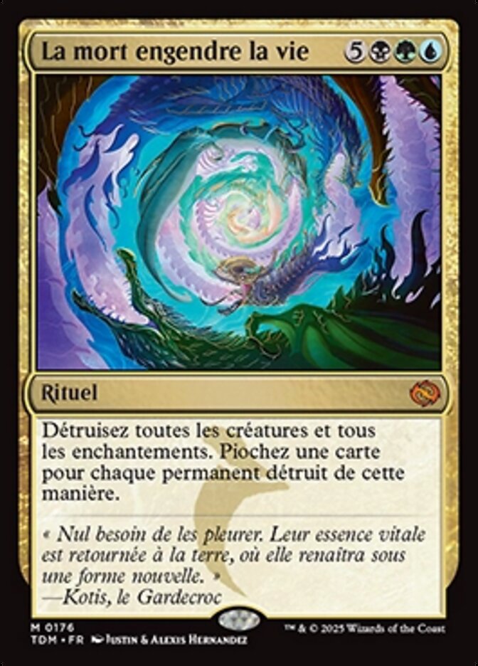 La mort engendre la vie