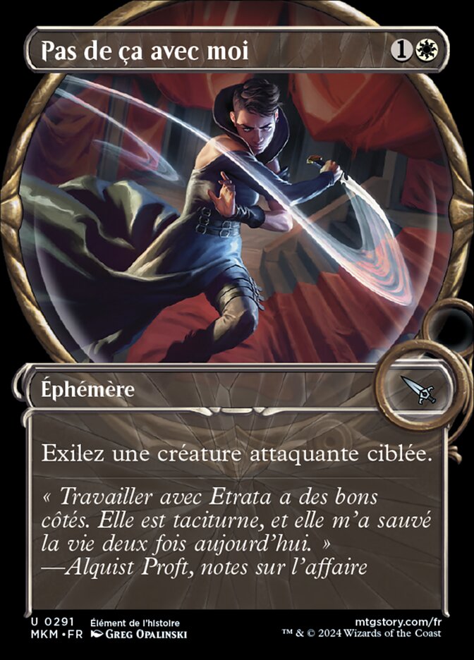 Pas de ça avec moi