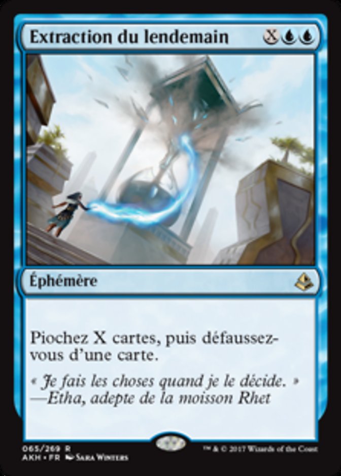 Extraction du lendemain
