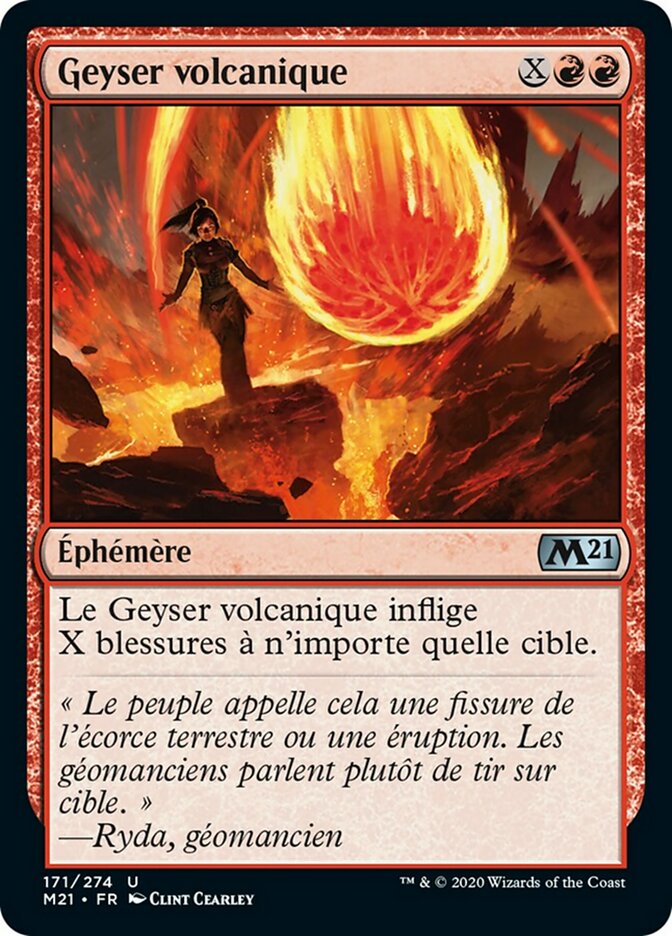 Geyser volcanique