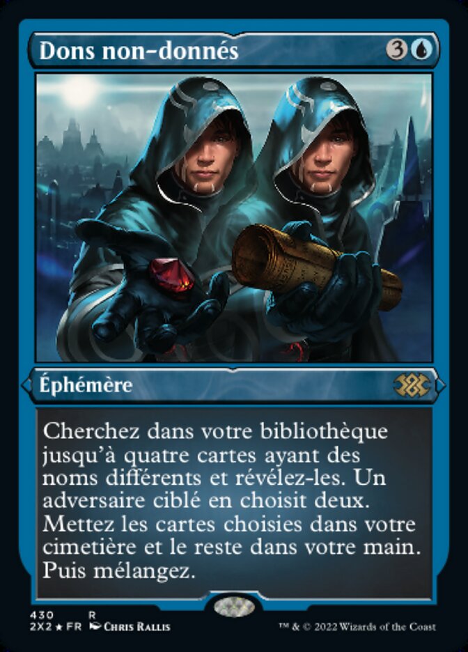 Dons non-donnés