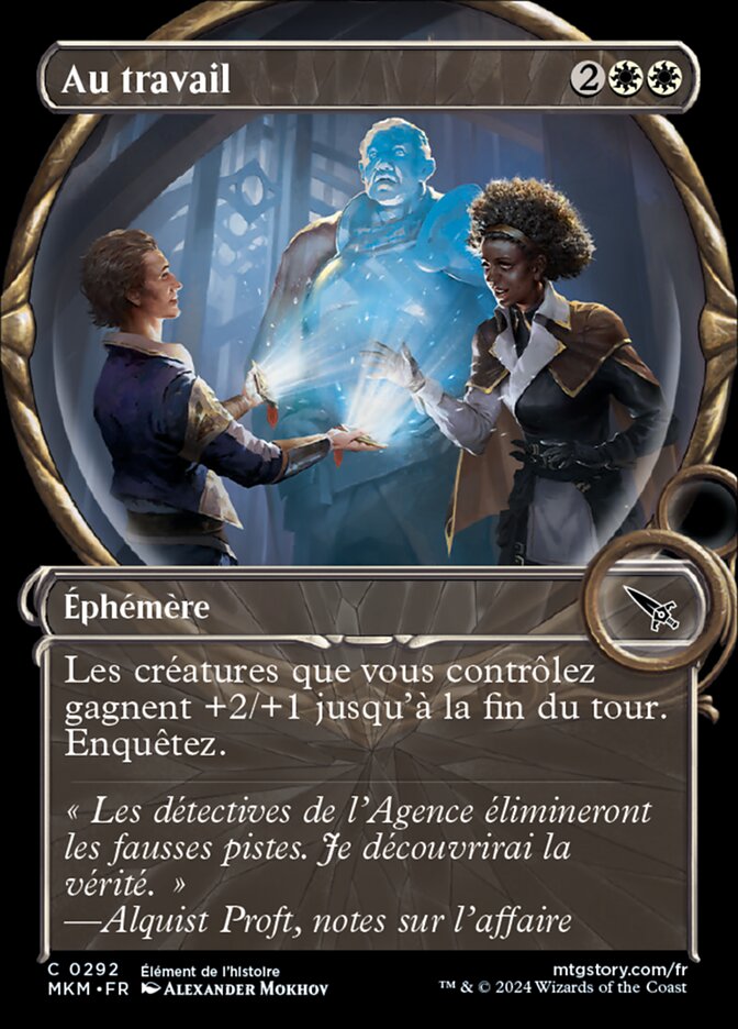 Au travail