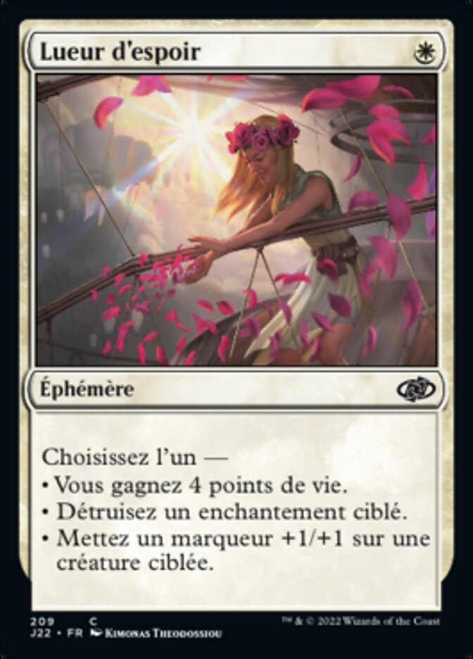 Lueur d'espoir