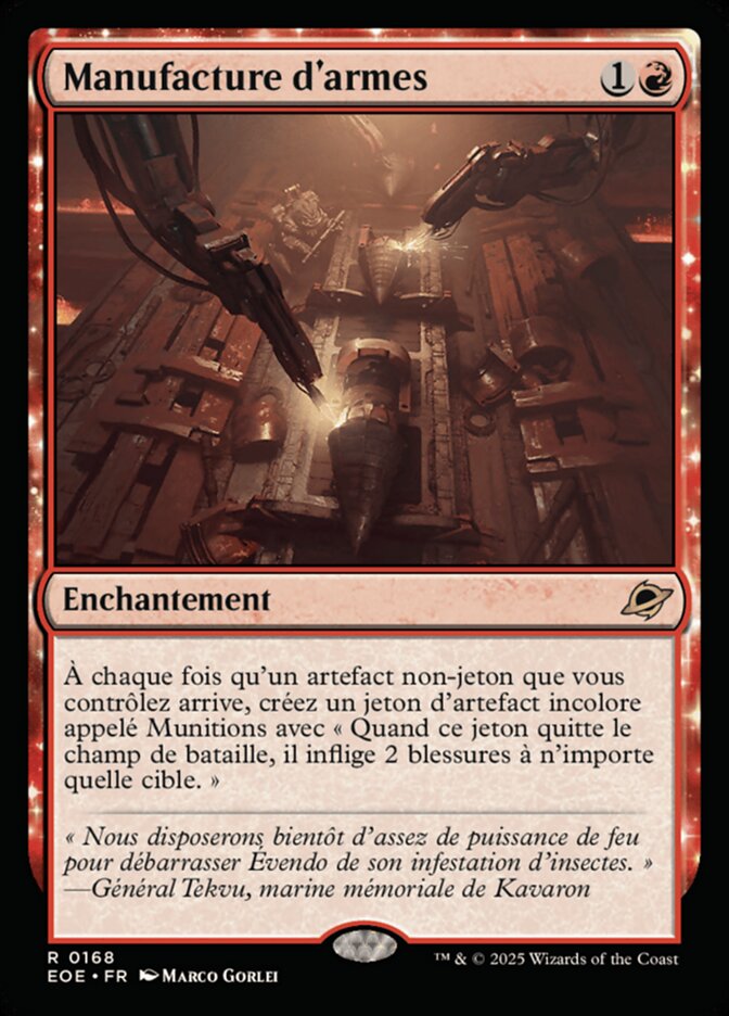 Manufacture d'armes