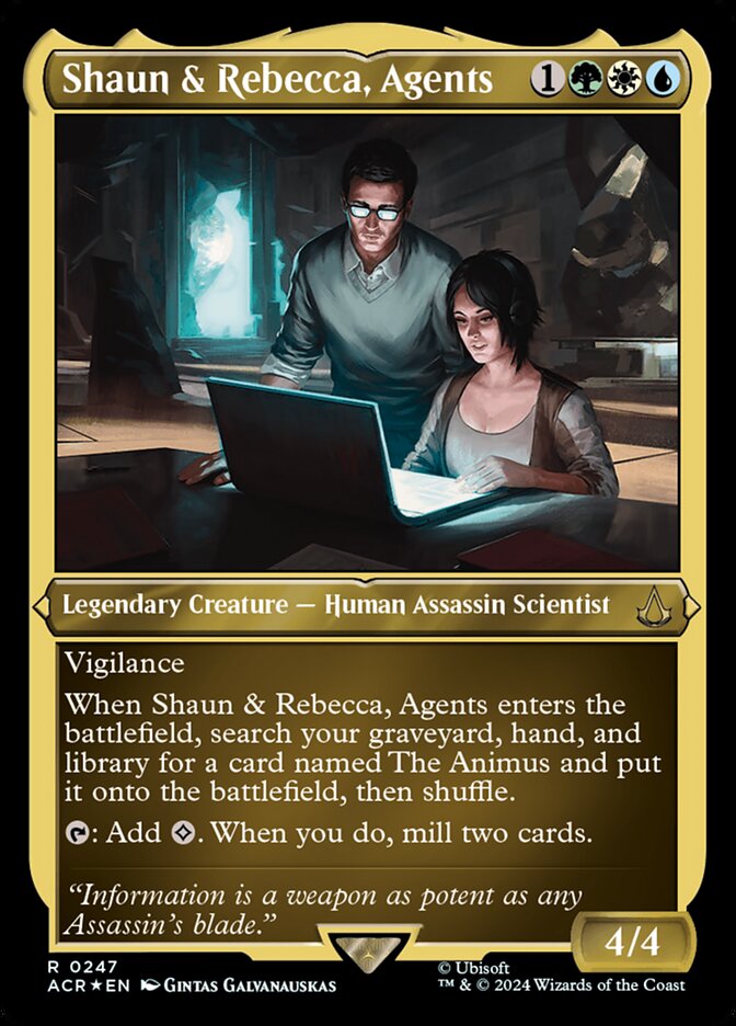 Shaun &amp; Rebecca, Agents