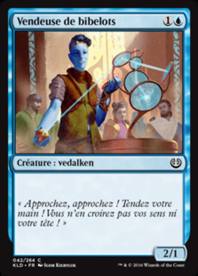 Vendeuse de bibelots