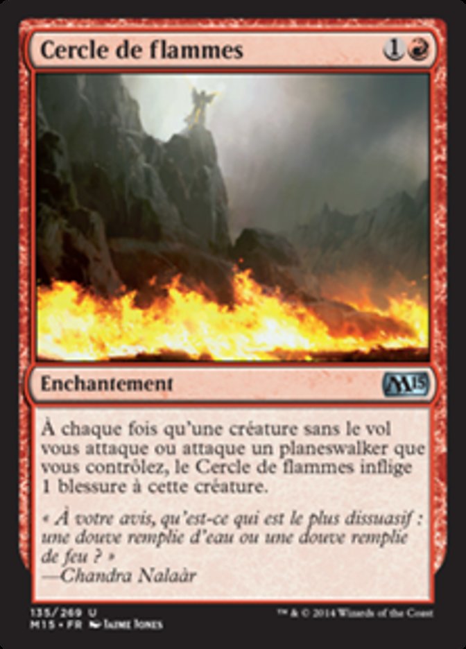 Cercle de flammes