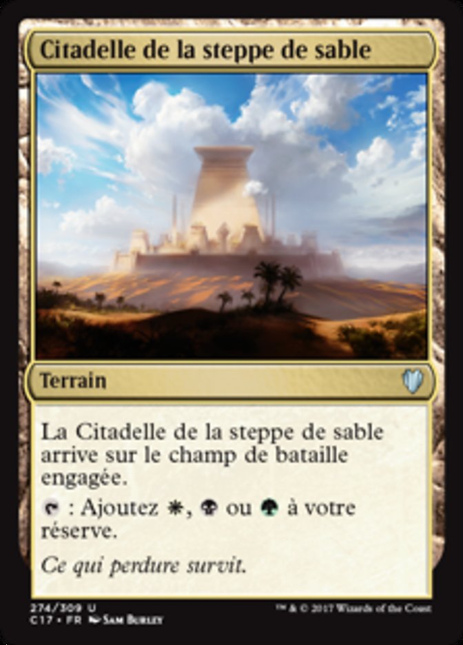 Citadelle de la steppe de sable