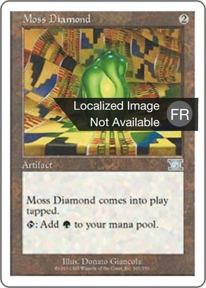 Diamant de la mousse