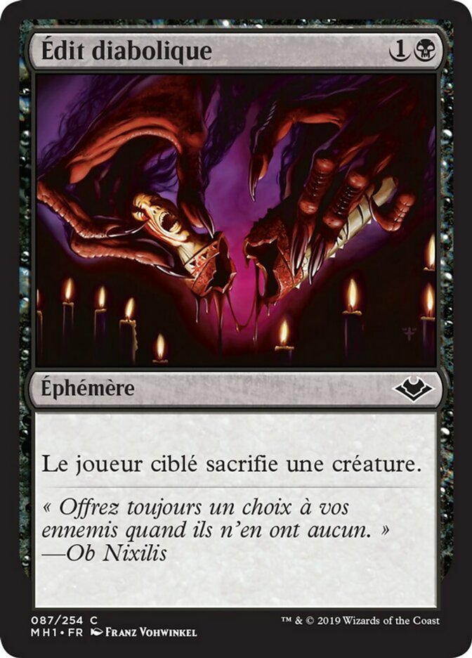 Édit diabolique