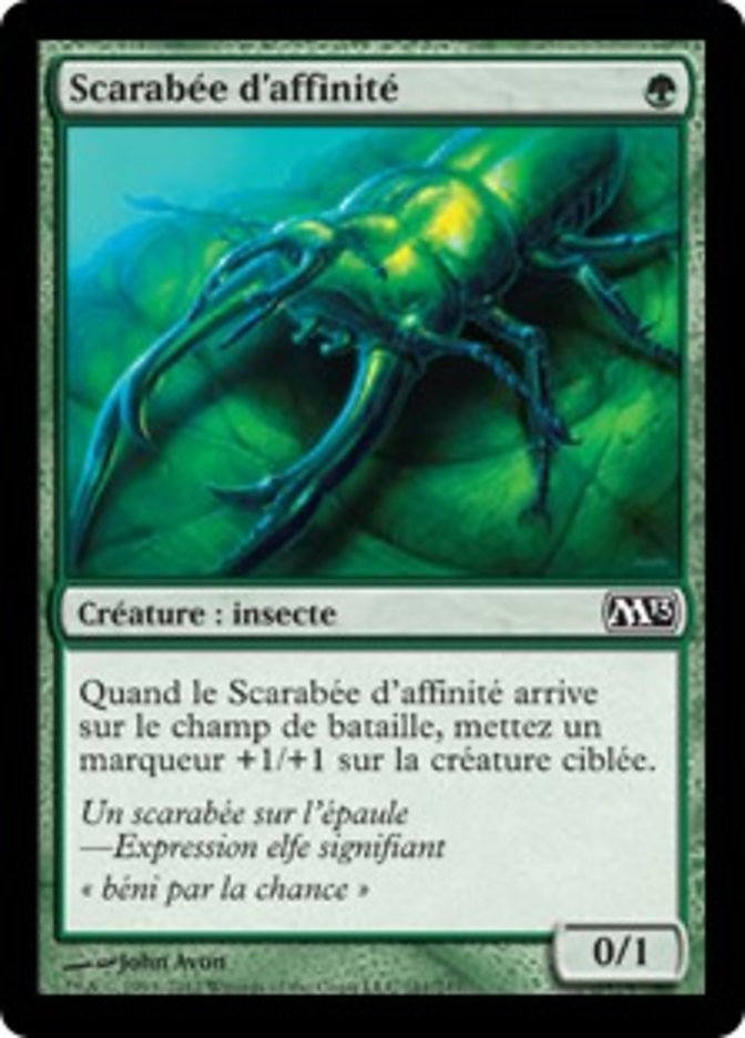 Scarabée d'affinité